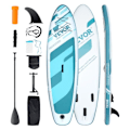 Miniatyrbild 1 av 4: Uppblåsbar Paddle Board - VEVOR - Uppblåsbar Paddle Stand Up SUP Paddle Board 335,2 cm med tillbehör, 3352 × 838 × 152 mm