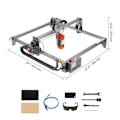 Miniatyrbild 2 av 4: Lasergraveringsmaskin - VEVOR - 5 W Lasergravör komprimerade punkter Ögonskydd