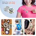 Miniatyrbild 3 av 3: 500 st 25 mm DIY Badge - VEVOR Custom Badge Consumables - för Pin Badge Machine