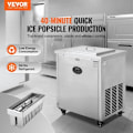Miniatyrbild 3 av 4: Kommersiell Popsicle Maker - VEVOR - Single Form Set, 40st Popsicle Making Machine - för barer, kaféer