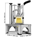 Miniatyrbild 2 av 4: Coupe-Frites Reklam - VEVOR - Multifunktionell Grönsaksfrukt - 4 Rostfria Blad