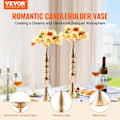 Miniatyrbild 3 av 6: Bröllopsvas-VEVOR-Set med 24-bröllopsblomsterhållare 50 cm hög för bröllopsmiddag, ceremoni, jubileum