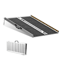 Miniatyrbild 1 av 4: Fällbar ramp - VEVOR - 91,7 x 74 x 5,1 cm, kapacitet 363 kg, aluminiumlegering, för skotrar, rörelsehindrade, trappsteg