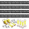 Miniatyrbild 1 av 4: E-Track Surrningssats - VEVOR - E-Track Surrningsskenor Kit E Track 18PCS 1524 mm Sluten lastvagn med 4 stålskenor