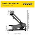 Miniatyrbild 2 av 6: Fällbart rattstativ-VEVOR-Kolstål-48 x 77 x 19 cm-för Cockpit Simulator Racing Simulator Stand
