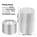 Miniatyrbild 2 av 4: Ice Cube Press - VEVOR - Rund Ice Cube Form Aluminium Ice Cube Form Kula Ice Cube Fack 61 mm Silver