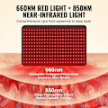 Miniatyrbild 4 av 6: Rödljusterapimatta för kropp-VEVOR-264 LED med styrenhet-10 Hz puls-för smärtlindring