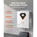 Miniatyrbild 3 av 6: Hybrid Solenergiomvandlare-VEVOR-3500 W-Ren sinusvåg laddare Allt-i-ett, 24 V DC till 220/230 V AC