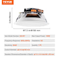 Miniatyrbild 2 av 6: Bluetooth takhögtalare-VEVOR-16,5 cm-vägg-tak infällt högtalarsystem-för kök, vardagsrum, sovrum