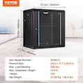 Miniatyrbild 2 av 4: Nätverksserverskåp 12U-VEVOR-394 mm Last 90 kg - för datorutrustning, audiovisuella enheter