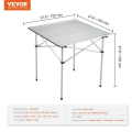 Miniatyrbild 2 av 4: Campingbord - VEVOR - Fällbart utomhusbord Bärbart hopfällbart utomhusbord Lättvikts aluminium 70,5x70x70 cm