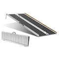 Miniatyrbild 1 av 4: Fällbar ramp - VEVOR - 60 x 29 x 2 tum, bärbar viktröskel, aluminiumlegering, för skoter, funktionshindrade, trappsteg