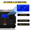 Miniatyrbild 4 av 4: Hybrid Solar Inverter - VEVOR - Modifierad sinusvågsomvandlare med LCD-fjärrkontroll 3000 W