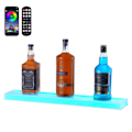 Miniatyrbild 1 av 6: Upplyst LED-upplyst flaskdisplayställ-VEVOR-vinhylla 1 steg 60cm-kommersiellt dryckesdisplayställ