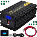 Miniatyrbild 1 av 4: Hybrid Solar Inverter - VEVOR - Modifierad sinusvågsomvandlare med LCD-fjärrkontroll 3000 W