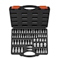Miniatyrbild 1 av 6: Torx- och Externa Torx Hylssats 60PCs-VEVOR-Hylssats-T6-T70, TT6-TT70, TP8-TP60-Drivningar 1/4, 3/8 och 1/2 tum