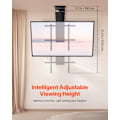 Miniatyrbild 3 av 6: Support TV Plafond Motoriserad-VEVOR-för Skärmar 81,3-178 cm-Justerbar TV-fäste Elektriskt-Maxbelastning 50 kg