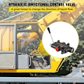 Miniatyrbild 3 av 4: Hydraulisk kontrollventil-VEVOR- 121GPM4300-Hydraulisk spoleventil 40 L-min 4500 PSI-dubbelverkande cylindrar-traktorer