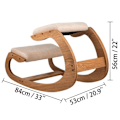 Miniatyrbild 2 av 4: Ergonomisk pall - VEVOR - Ergonomisk knästol - Knäställning