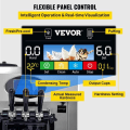 Miniatyrbild 4 av 4: Glassmaskin - VEVOR - Modell YKF-8228H - 20-28 L/h - 2 Hoppers - 2200 W Silver