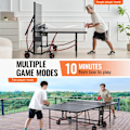 Miniatyrbild 5 av 6: Ping Pong Bord-VEVOR-All Weather Bärbart Aluminium Vikbart Bordtennisbord med Quick Release Net