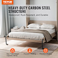 Miniatyrbild 2 av 4: Murphy Bed Hardware Kit-VEVOR-Load 31 kg-2185 x 1700 x 2210 mm-för hopfällbar garderob Väggsäng för sovrum Svart