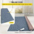 Miniatyrbild 6 av 6: Utomhusmatta för inomhusbruk-VEVOR-polyesterfiber-12 m-halkfri fläckbeständig, mögelgrå