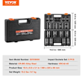 Miniatyrbild 2 av 6: 1" Deep Impact Socket Set Metrisk 27-41 mm-VEVOR-8PCs Spärrnyckelsats - för bilreparation, verkstad