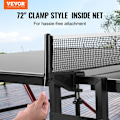 Miniatyrbild 3 av 6: Ping Pong Bord-VEVOR-All Weather Bärbart Aluminium Vikbart Bordtennisbord med Quick Release Net