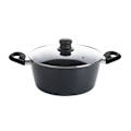 Pikkukuva 2 / 2: Italialainen design kattila 24cm - taottu alumiini - tarttumaton pinnoite - kaikki lämmönlähteet mukaan lukien induktio