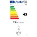 Pikkukuva 2 / 4: Hiljainen 25 litran musta jääkaappi, termoelektroninen ilman kompressoria, Frigobar Mini Frigo Frigo-Bar - 38x38,5x47 cm - Luokka e Svart