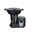Miniatyrbillede 2 af 4: Sirge Multifunktionel foodprocessor med 20 automatiske programmer + 5 kg vægt + 12 hastigheder + temperatur op til 120 ° C svart