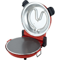 Miniatyrbillede 2 af 4: Sirge OSOLEMIO Pizzaovn - 1200 W Elektrisk PIZZA - 400°C - RØD - diameter 30 cm - SORT ildfast sten uden farvestof Rød