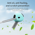 Miniatyrbillede 5 af 11: Til AirPods 4 ørepropper Anti-slip silikone etui Øreværne ørepropper - Gennemsigtig Transparent