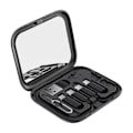 Miniatyrbillede 1 af 9: TOOCKI USB-C til USB-C kabel USB+iP+Micro USB Adapter Case Black