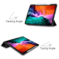 Miniatyrbillede 7 af 7: iPad 12.9" Pro 2021 Trifoldet Stand Tabletetui Cover - Sort Black