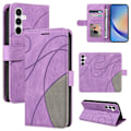 Miniatyrbilde 1 av 10: For Samsung Galaxy A35 KT Series-1 To-fargets Purple