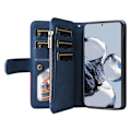 Miniatyrbillede 2 af 10: KT Multi-function Series-5 For Xiaomi 12T / 12T Pro Phone Case - Blue Blue