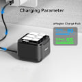 Pikkukuva 5 / 11: Akku AMAGISN for GoPro Hero 12/11/10/9 3,85V 1800mAh ladattava Li-Ion Black