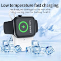 Miniatyrbillede 6 af 9: Trådløs oplader Powerbank til Apple Watch Serie 7/6/5/4/3/2/1 Black