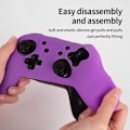 Miniatyrbilde 4 av 10: Kompatibel med Nintendo Switch Pro Controller Case Silikon - Hvit White