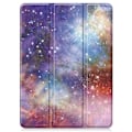 Pikkukuva 3 / 5: iPad Pro 11 (2024) Kolminkertainen Teline Tabletin Suojakuori Kynäpidikkeellä - Galaxy Multicolor