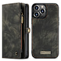 Pikkukuva 1 / 11: CASEME iPhone 13 Pro Max 2-in-1 lompakkopuhelimen kuori - musta Black