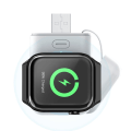 Miniatyrbillede 3 af 6: Trådløs oplader Powerbank til Apple Watch Serie 7/6/5/4/3/2/1 White