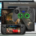 Miniatyrbillede 9 af 9: Trådløs spilcontroller kompatibel med Nintendo Switch/Lite/OLED/PC/Steam Deck Black