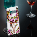 Pikkukuva 5 / 5: Luminous Glow Pattern Printing TPU Case for Samsung Galaxy S10e - Flowered Elk Black