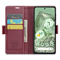 Pikkukuva 10 / 10: CASEME Retro Lompakkokotelo Pixel 8a Red
