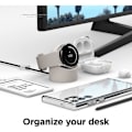 Miniatyrbillede 8 af 10: Watch Charger Stand Compatible with Samsung Round Smart Watch Charger Stand Desktop Holder Beige