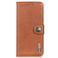 Pikkukuva 2 / 10: KHAZNEH lompakkoteline Xiaomi Redmi 10: lle - ruskea Brown