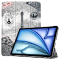 Miniatyrbillede 1 af 8: Til iPad Air 11 (2024) Etui Tre-fold Stativ Tablet Cover - Tower Multicolor